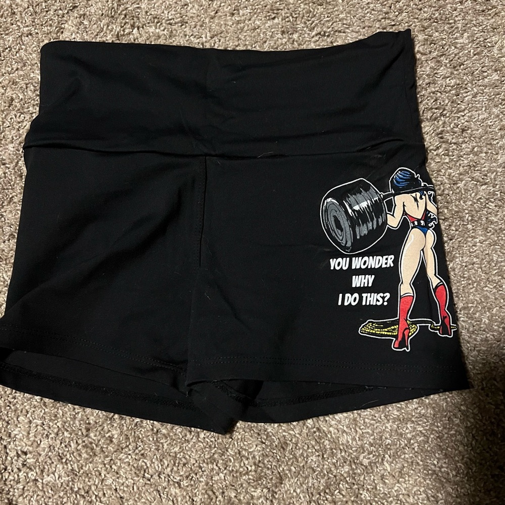 Wonder Woman gym shorts
